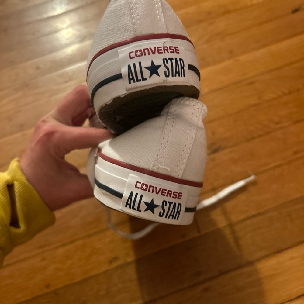 Converse Optical White Canvas Sneakers - Picture 5 of 7
